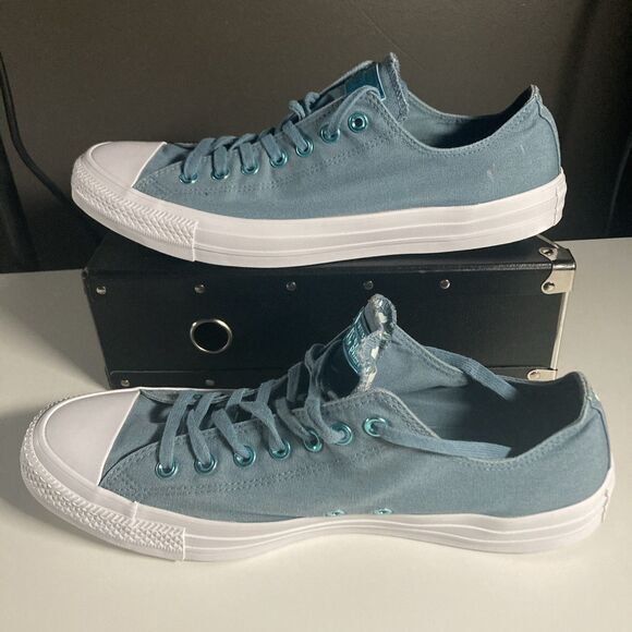 Converse All Star Low Top Celestial Teal Sneakers (Men Size 13/W 15) Shoes - Picture 2 of 7